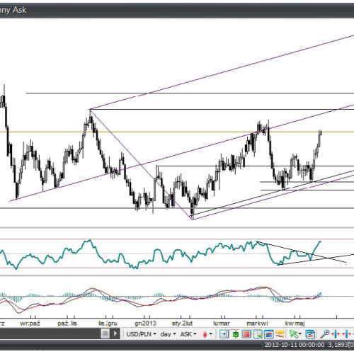 Analiza Forex: USD/PLN